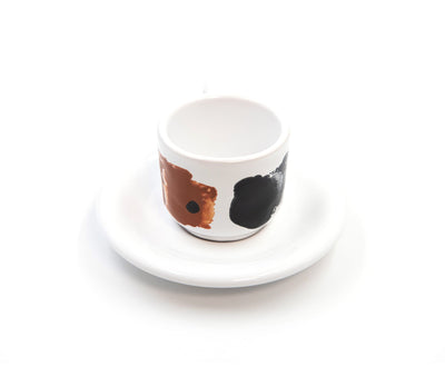 tazzina caffè in ceramica sarda realizzato nel laboratorio Terra Sarda Ceramiche a Siniscola