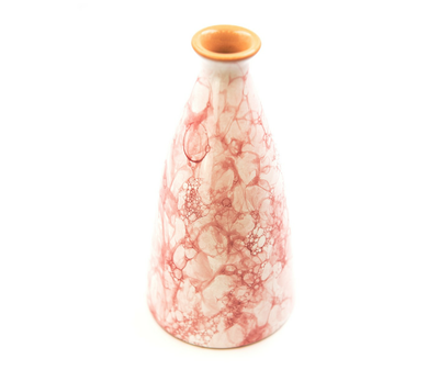 Bottiglia decorativa artigianale in ceramica sarda realizzato nel Laboratorio Terra Sarda Ceramiche